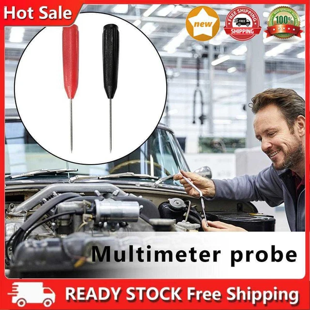 2pcs Piercing Needles Non-destructive Multimeter Test Probes Diagnostic Tools