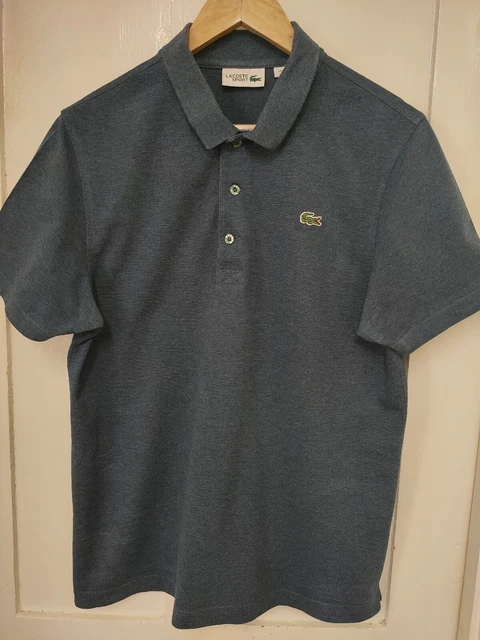 Polo blu Lacoste Sport TAGLIA 4 UK M