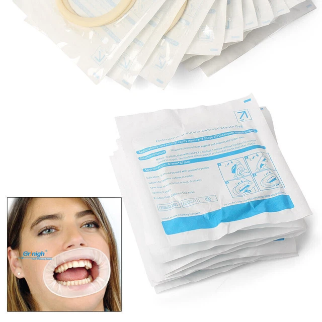 10 x Dental Disposable Soft Lip Sterile Cheek Retractor Mouth Opener Expansion