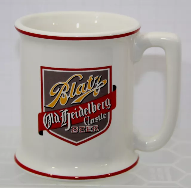 Blatz Brewing Co., Milwaukee, WI. Old Heidelberg Castle Beer Ceramic Mug v 1987