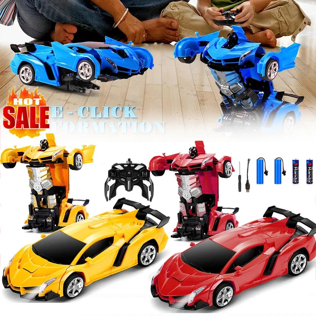 2in1 Robot Car Transformers Toys Toddler Vehicle Cool Car Toy For Kids Boys Gift