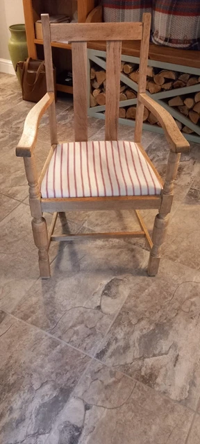 ANTIQUE OAK CHAIR. A bit creaky but a nice authentic piece of