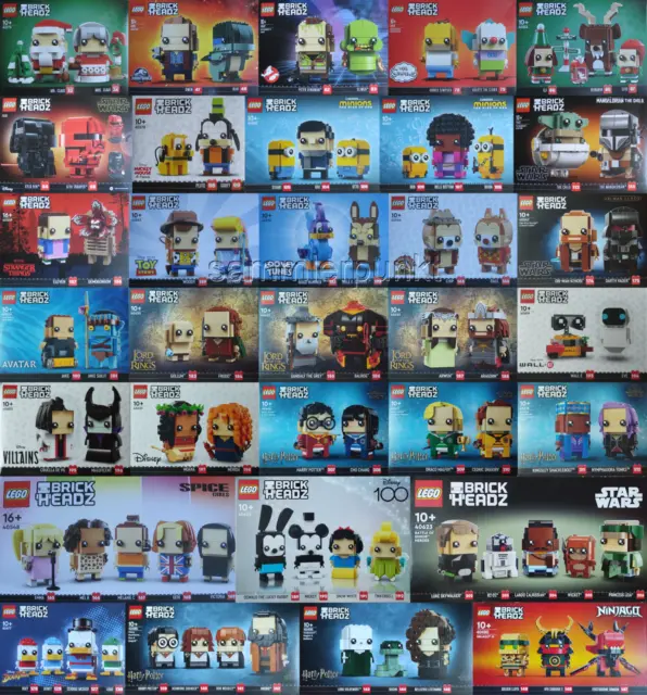 1 LEGO® BRICKHEADZ FIGUREN SET (ab 2Figuren) -OVP- Ihrer Wahl