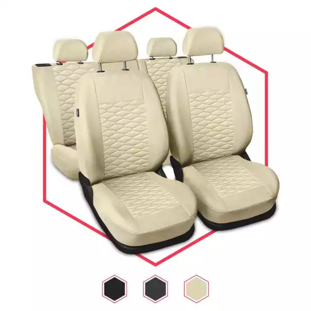 Autositzbezüge Universal Schonbezüge Sitzauflage PKW Auto Set für Nissan Almera