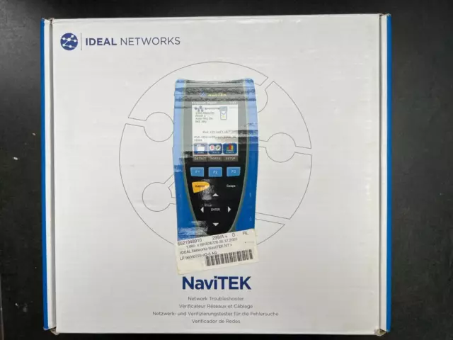 TREND Networks IDEAL Networks NaviTEK NT Plus Touchscreen Network Tester