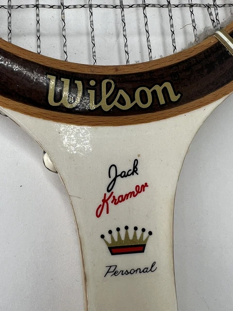 Raquette De Tennis Vintage Wilson Jack Kramer Autograph - Grip 4 1/2" - Avec Cadre