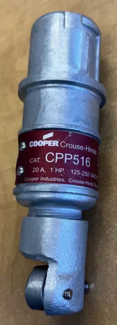 Cooper CROUSE-HINDS CPP516 ARKTITE PLUG FOR HAZARDOUS LOCATION **NEW**