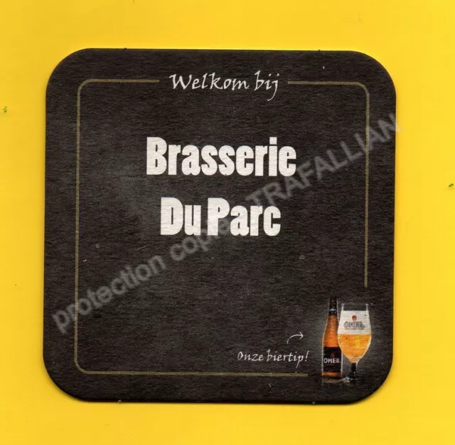 ancien sous-bock Bière OMER / Brasserie du Parc Ostende coaster bierdeckel