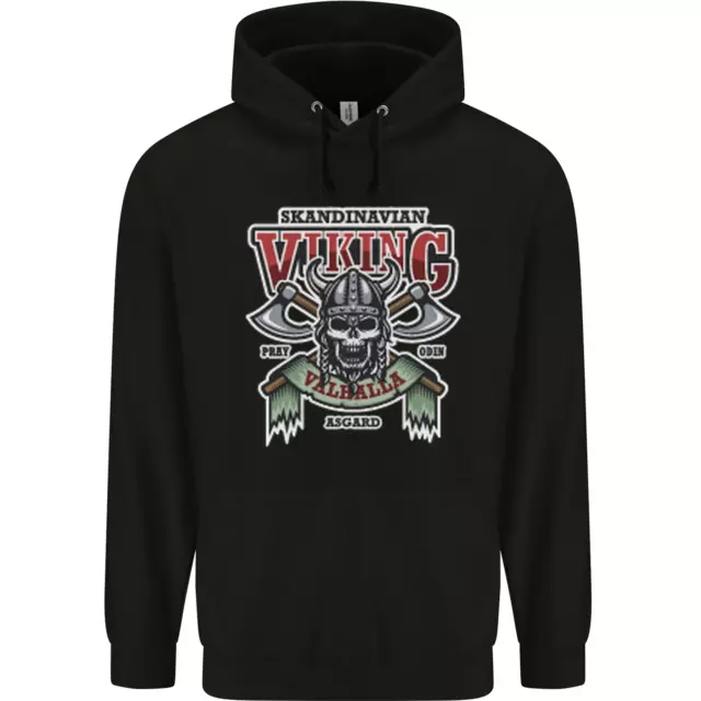 Scandinavian Viking Valhalla Odin Norse God Childrens Kids Hoodie