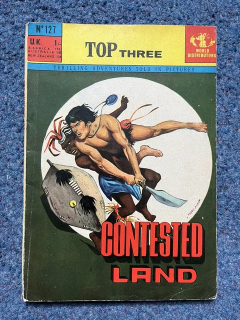 TOP THREE THRILLING Adventure Picture Library Comic No. 127 Contested ...