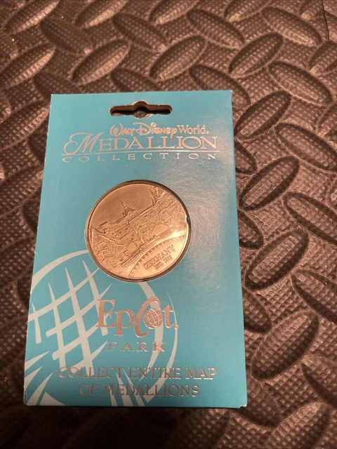 Epcot Park Walt Disney World Medallion Coin Germany Nickel Metal WDW NEW