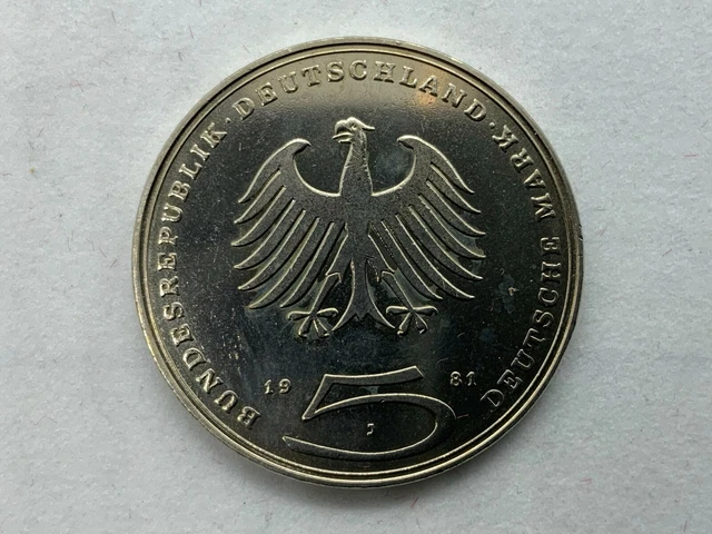 Münze 5 Dm 1981 Gotthold Ephraim Lessing Zustand Wie Auf Den Fotos Zu Sehen