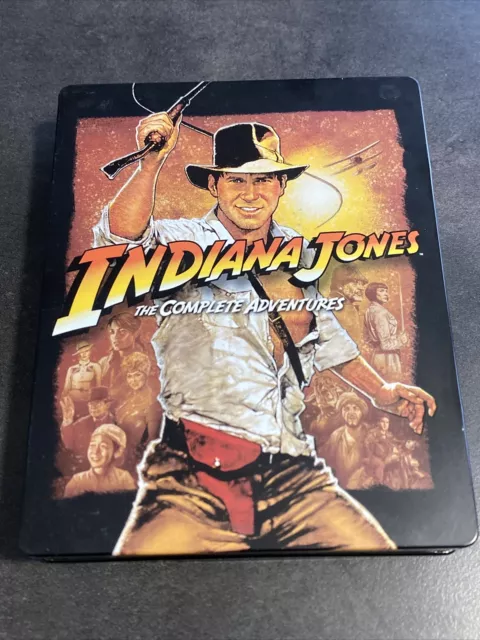 Indiana Jones Integrale Coffret 5 Bluray Metal Harrison Ford Steven Spielberg