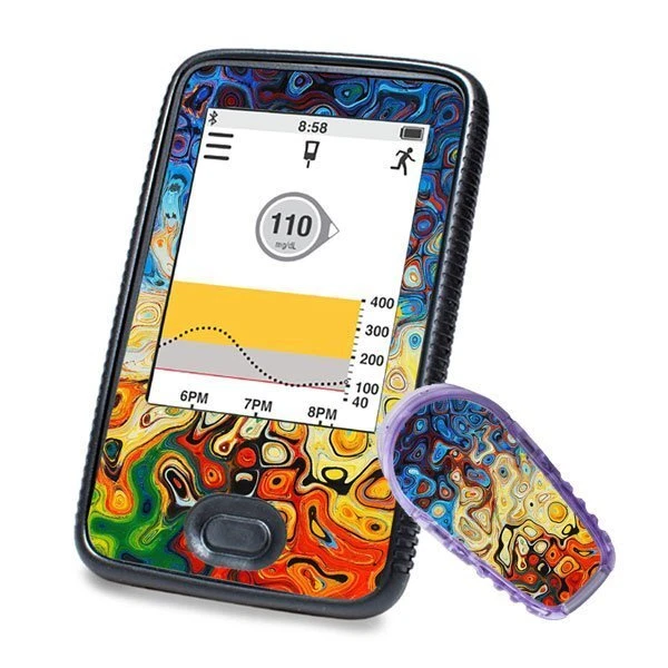 2 Adesivi Mimetici Per Trasmettitore Dexcom G6, Prodotti In Germania, Pellicola Di Alta Qualità, Rimovibili E Senza Residui - 5