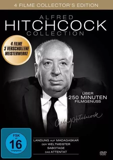 Alfred Hitchcock Collection - 4 Filme  DVD/NEU/OVP