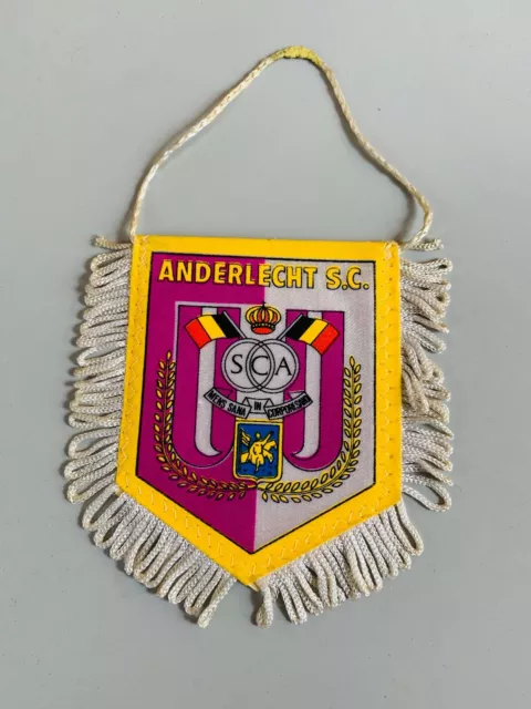 S.C Anderlecht fanion vintage football  banderin pennant wimpel