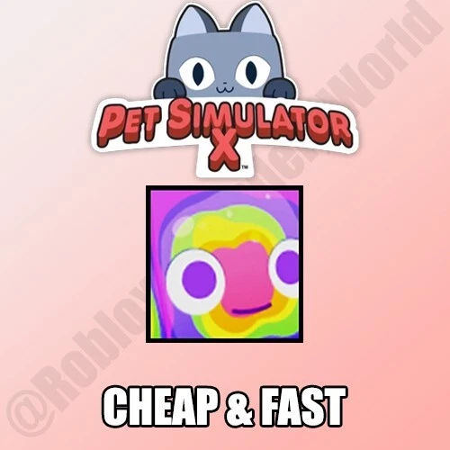 HUGE RAINBOW SLIME Roblox Pet Simulator X / Pet Sim X / PSX EUR 6,00