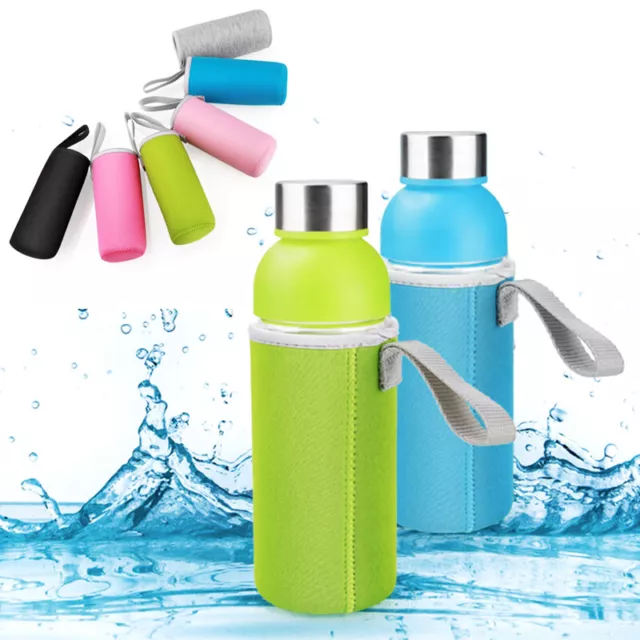 Sport Water Bottle Cover Neoprene Insulator Sleeve Bag Case Pouch With Strap AUS