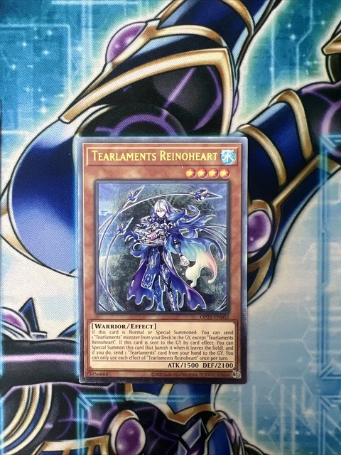 GERMAN YUGIOH TEARLAMENTS Reinoheart OP21-EN002 Ultimate Rare Nm