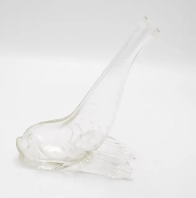 Vintage Art Glass Koi Carp Vase