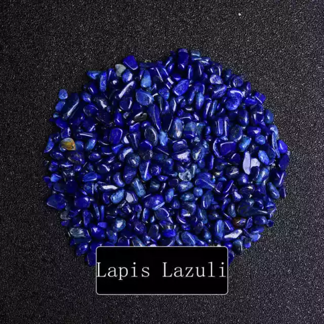 100g Raw Natural Lapis Lazuli Quartz Crystal Crushed Stone Rock Specimen Healing