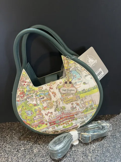 NEW Walt Disney 50th Vault Collection Magic Kingdom Map Crossbody Bag