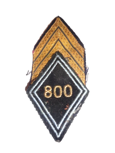 Patch ALAT 4° Régiment Hélicoptères - Insigne Losange Tissu Modèle 1945 Original