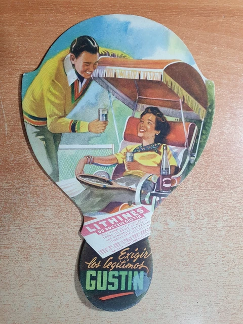 año 1950 Pay Pay LITHINÉS del Dr. GUSTIN. Tamaño 20 x 13 cm.