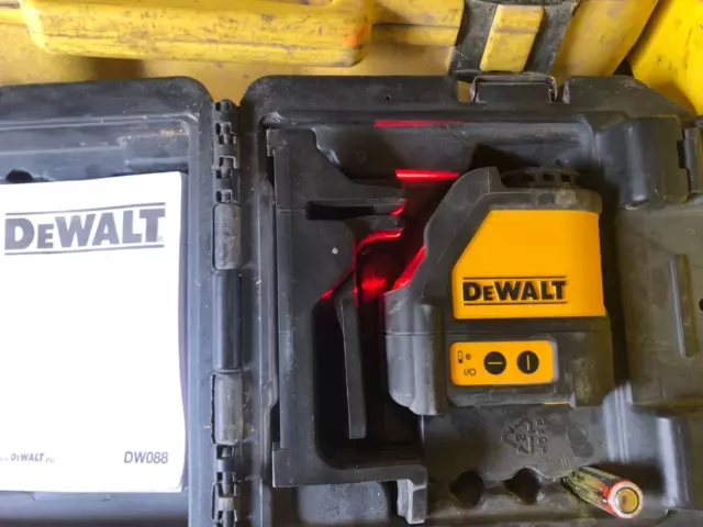 DEWALT DW088 red Cross Line Laser , DEWALT