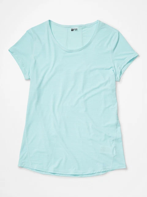 Marmot Womens Aura T-Shirt, Corydalis Blue, S