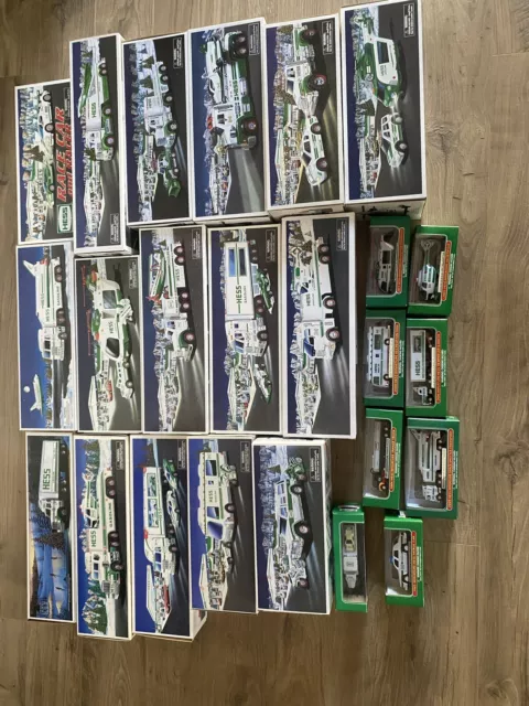 hess truck collection lot