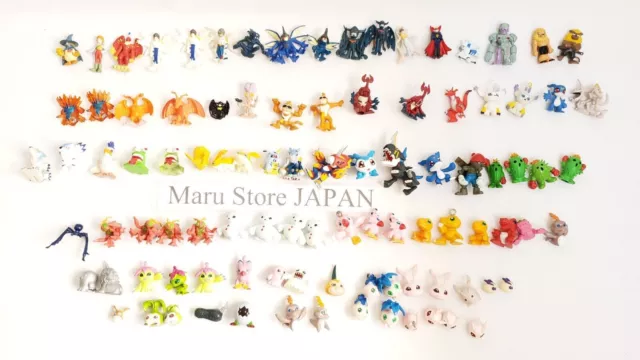 Viele Vintage Digimon Minifiguren Bandai, etwa 100 aus Japan