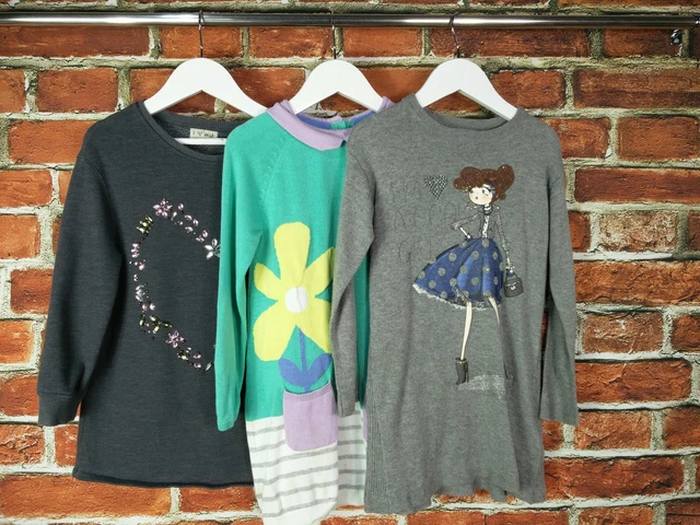 Girls Bundle Age 4-5 Years Mayoral M&S Next Hearts Flower Jumper Dress Set 110Cm
