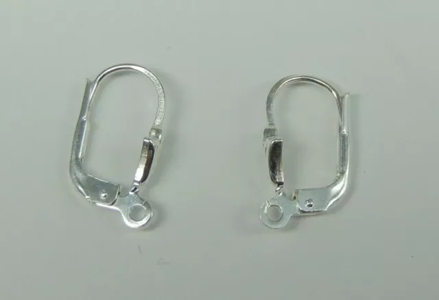 Brisure Lis Oreille Vrai 925 Argent Pièce de Rechange Avec Klappschanier Haut 2