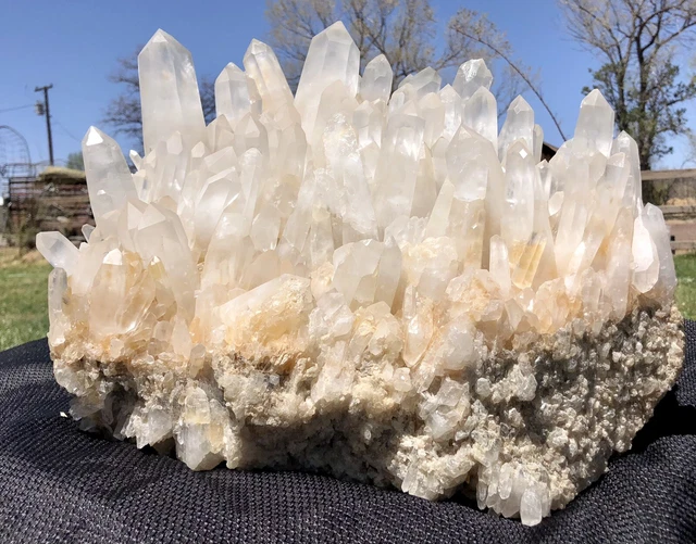 ☘️RR⛏: Huge Gorgeous Quartz Cluster, 106 Lbs! Madagascar