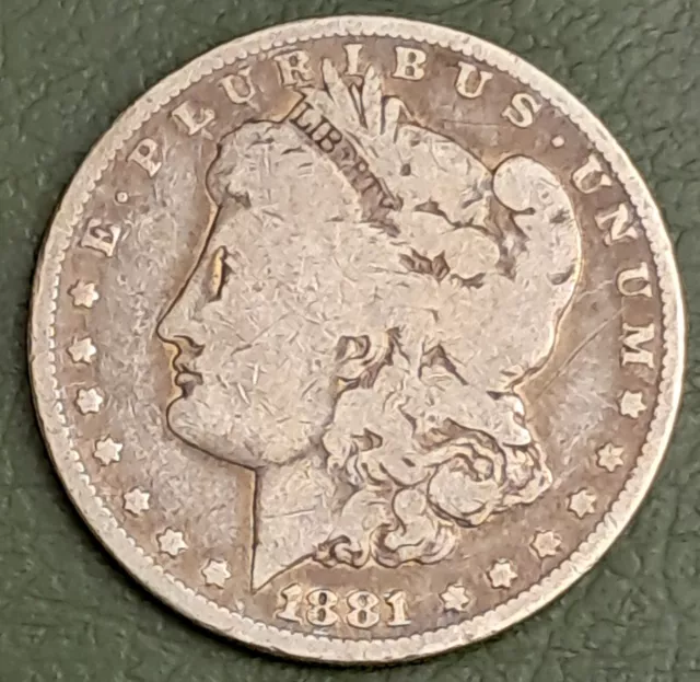 1881-O MORGAN SILVER DOLLAR -  US Authentic Coin!!!