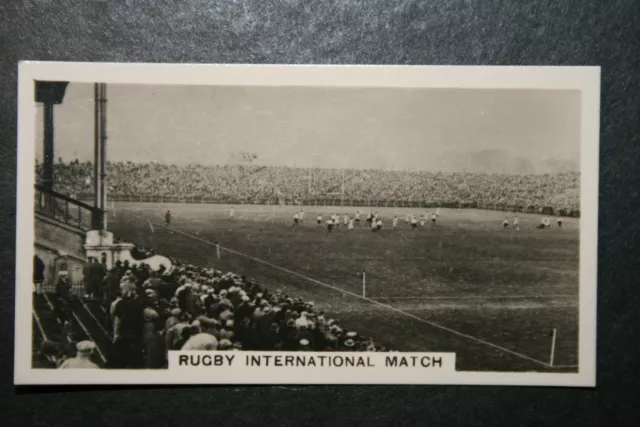 Scotland v France  Murrayfield  1930/31   Vintage 1930's Photo Card  XC02M