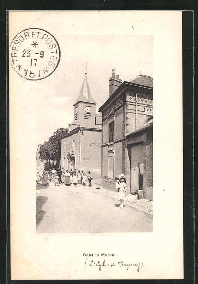 CPA Verzenay, in the Marne and the Church