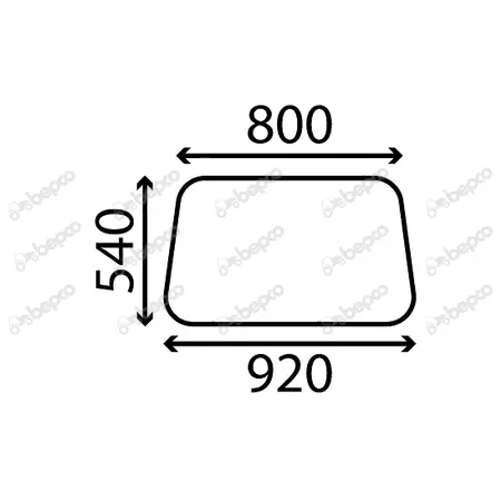 Frontscheibe für Massey Ferguson 135