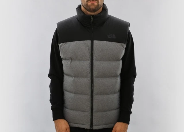 Smanicato The North Face Nuptse 2 Vest Taglie S - M Tnf Grey Black Gilet Giacca