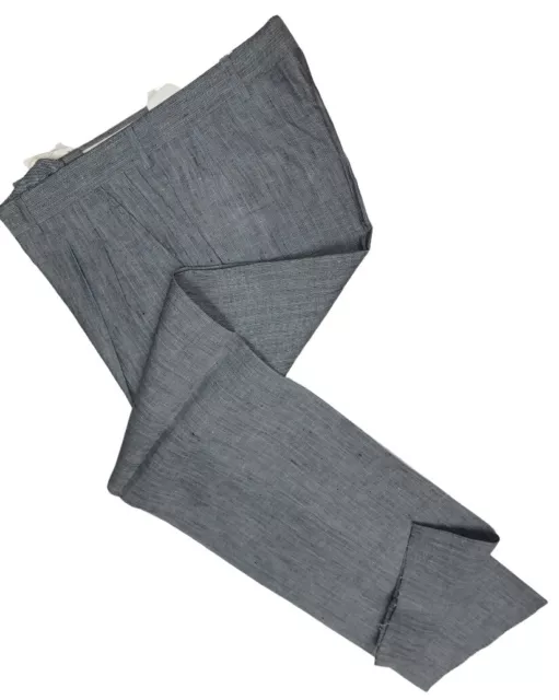 Pantalons Homme Classiques Légers Gris Bleu Été 2 Dart Tailles Petit 3