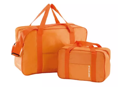 2X Sac Thermique Frigo Port Déjeuner GIOSTYLE LT24+LT7 Orange Voyage 2