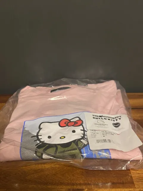 The Hundreds x Hello Kitty Ice Skating T-Shirt Sz M