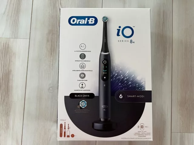 ORAL-B iO 8N Elektrische Zahnbürste Black Onyx NEU & OVP