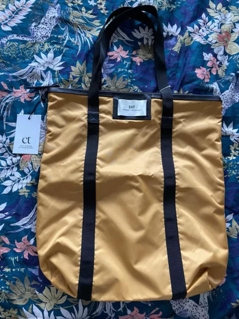 DAY BIRGER ET MIKKELSEN Gweneth Shopper Waterproof Tote Bag Nectarine Yellow 21.90 PicClick UK