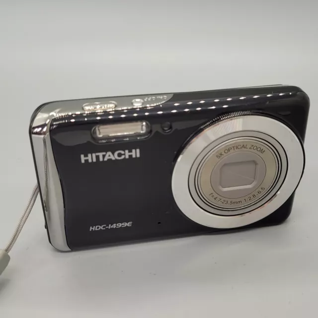 Hitachi HDC-1499E 14.0MP Compact Digital Camera Black Tested