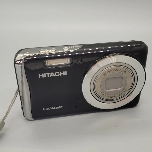 Hitachi HDC-1499E 14.0MP Compact Digital Camera Black Tested