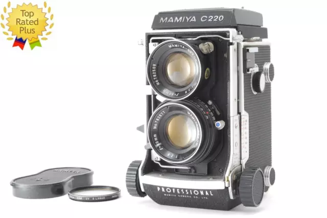 [Mint-] Mamiya C220 Pro TLR Cámara de película Sekor 80 mm F2.8 Lente de...