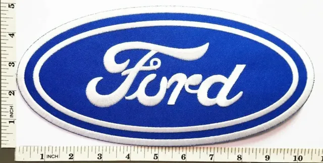 Large Ford Patch Motorsport Racing Team Sew Iron On Embroidery Applique