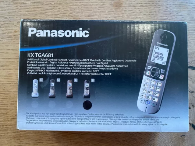 Panasonic KX-TGA681 zusätzliches Mobilteil - Schwarz